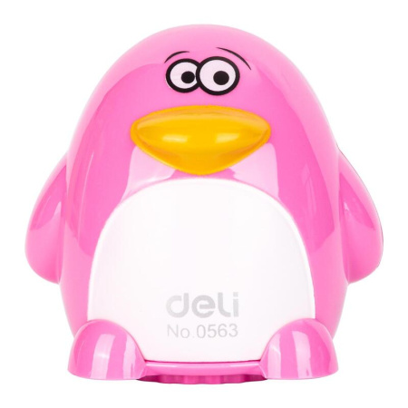 Точилка для карандашей Deli Пингвин E0563 с контейнером пластиковая Точилка для карандашей Deli Пингвин E0563 с контейнером пластиковая
