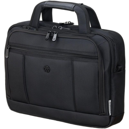 Портфель Torber Voyage черный из нейлона