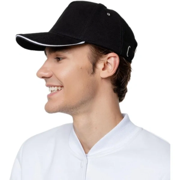 Бейсболка Проект 111 Classic чёрная (обхват 56-58)