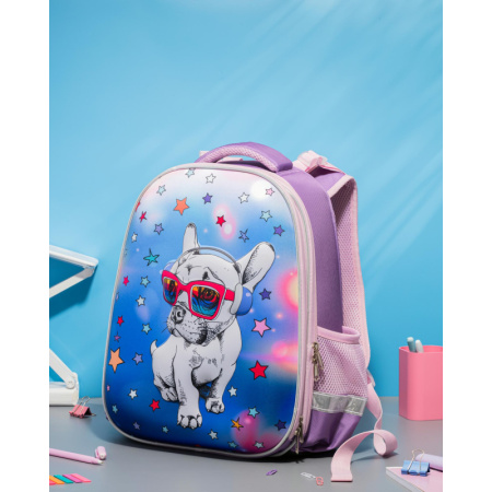 Ранец Комус Класс 3D Pug Dog с двумя отделениями