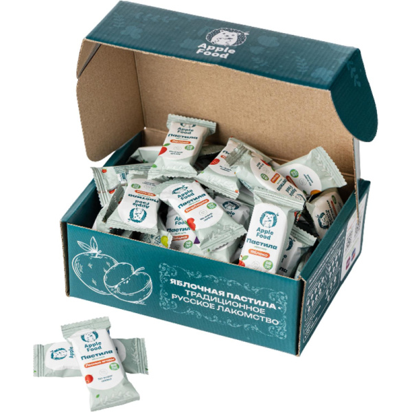 Пастила Apple Food ассорти без сахара (37 штук по 18 г)