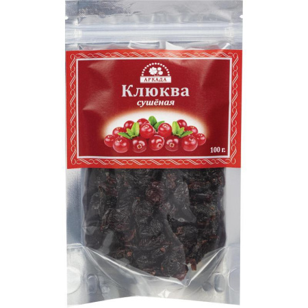 Клюква Аркада сушеная 100 г