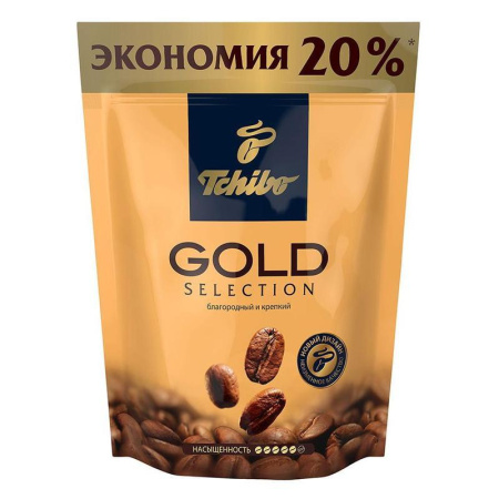 Кофе растворимый Tchibo Gold Selection 285 г (пакет)