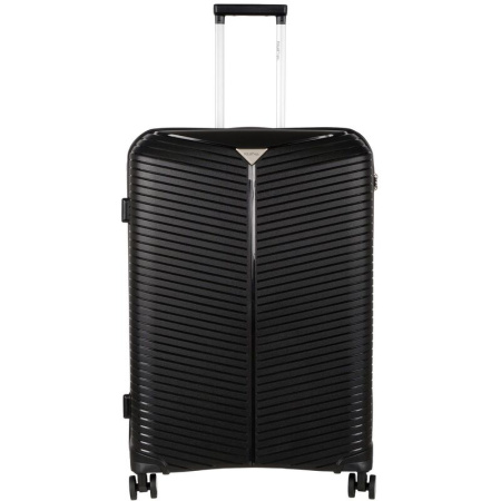 Чемодан Polar 91 литр из пластика черный (РР823) Чемодан Polar 91 литр из пластика черный (РР823)