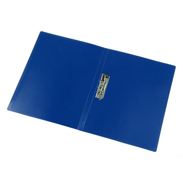 Папка с зажимом Attache A4 0.35 мм синяя (до 120 листов)