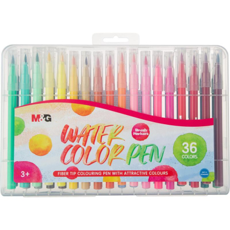 Фломастеры M&G 36 цветов смываемые Фломастеры M&G 36 цветов смываемые