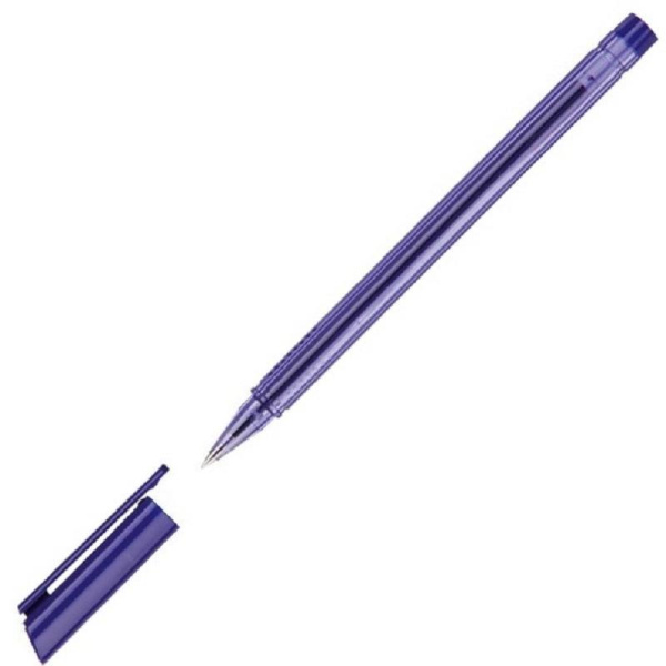 Ручка шариковая Attache Atlantic трехгранный корпус синяя (толщина линии 0.5 мм)