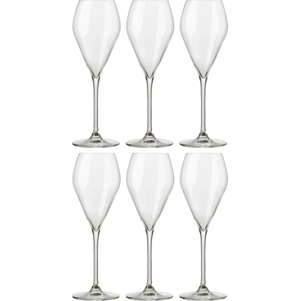 Набор бокалов (фужер) для шампанского Rona Мод 240 мл (6 штук в  упаковке)