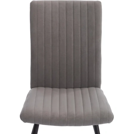 Стул обеденный Комус Мебель Fresno серый (ткань, металл)