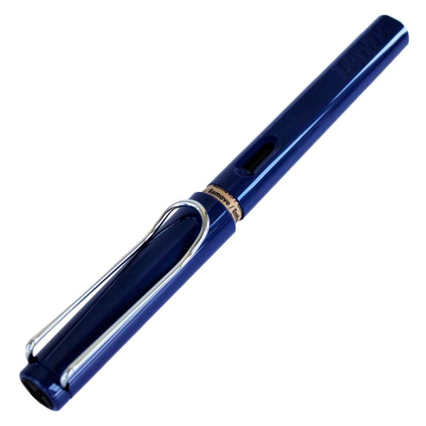 Ручка перьевая Lamy Safari цвет чернил синий цвет корпуса синий