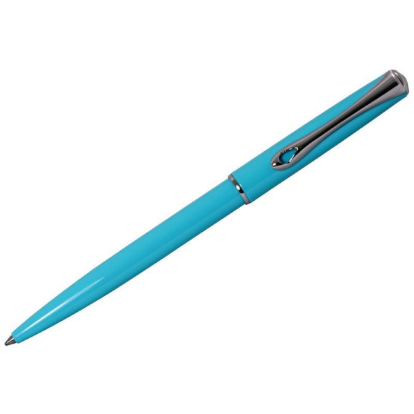 Ручка шариковая Diplomat Traveller Lumi blue цвет чернил синий цвет корпуса голубой (артикул производителя D20001071)