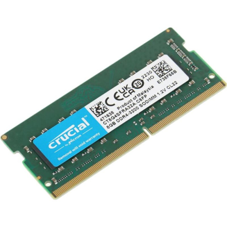 Оперативная память Crucial 8 ГБ CT8G4SFRA32A (SO-DIMM DDR4) Оперативная память Crucial 8 ГБ CT8G4SFRA32A (SO-DIMM DDR4)