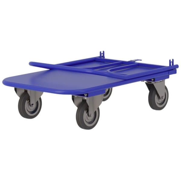 Тележка платформенная Rusklad ТПСР 2 М со складной ручкой (до 300 кг,  600х900 мм)