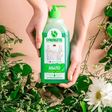 Жидкое мыло гипоаллергенное Синергетик 500 мл