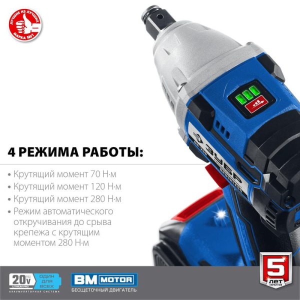 Гайковерт Зубр GB-250-42