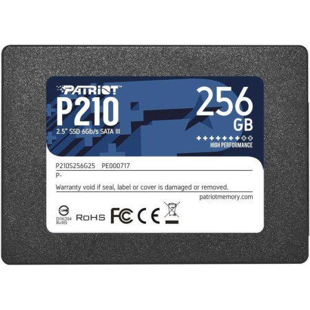 SSD накопитель Patriot Memory P210 256 ГБ (P210S256G25) SSD накопитель Patriot Memory P210 256 ГБ (P210S256G25)