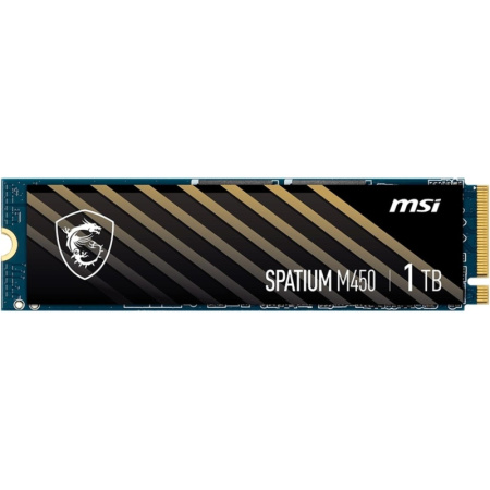 SSD накопитель MSI SPATIUM M450 1 ТБ (S78-440L0M0-P83)
