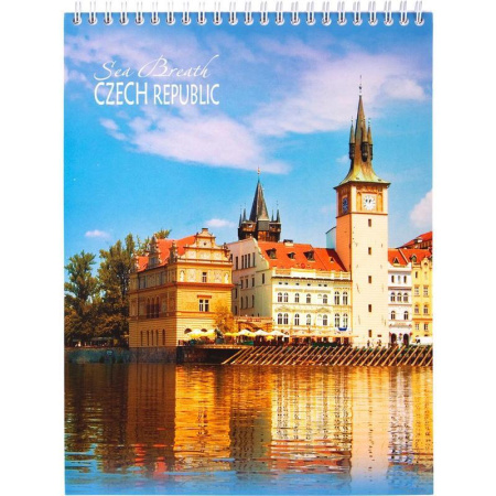 Блокнот Тетрапром Побережье A4 80 листов разноцветный в клетку на спирали (202x270 мм) Блокнот Тетрапром Побережье A4 80 листов разноцветный в клетку на спирали (202x270 мм)