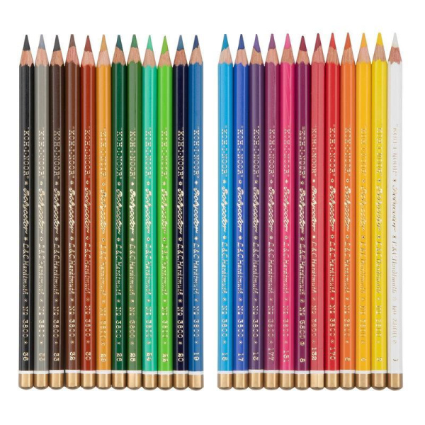 Карандаши цветные Koh-I-Noor Polycolor Retro 24 цвета шестигранные