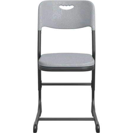 Стул ученический Комус Мебель серый /антрацит регулируемый рост 5-7