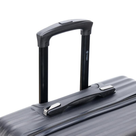 Чемодан Torber Lama 62 литра пластик черный (T1919M-Black) Чемодан Torber Lama 62 литра пластик черный (T1919M-Black)