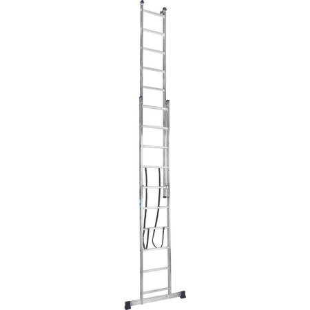 Лестница универсальная Topfort алюминиевая трехсекционная 3x10 ступеней Лестница универсальная Topfort алюминиевая трехсекционная 3x10 ступеней