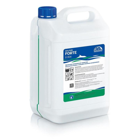 Средство для мытья полов с сильной степенью загрязнения Dolphin Forte 5 л (концентрат)