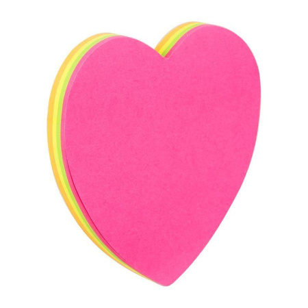 Стикеры Deli 76x76 мм неоновые 4 цвета (1 блок, 20 листов)