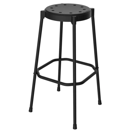 Стул барный Sheffilton SHT-S48 черный (пластик)