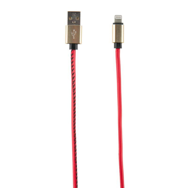 Кабель Red Line USB - Lightning 8-pin 2 м красный