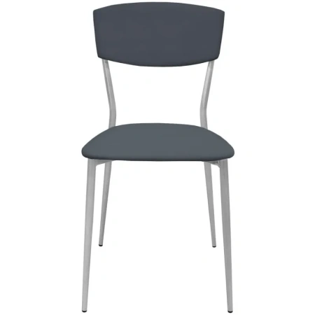 Стул обеденный РС01.00.23 серый (искусственная кожа, металл)