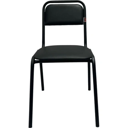 Стул офисный Easy Chair РС42 чёрный (экокожа, металл)