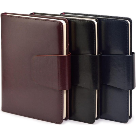 Ежедневник недатированный Bruno Visconti Prestige искусственная кожа A5 160 листов бордовый (142х205 мм) (артикул производителя 3-352/06)