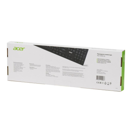 Клавиатура проводная Acer OKW122 (ZL.KBDEE.00C)
