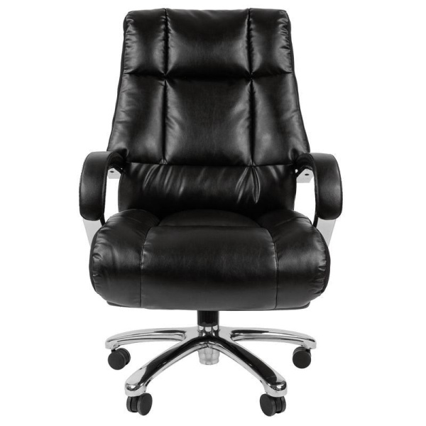 Кресло для руководителя Chairman 405 черное (искусственная кожа, металл)