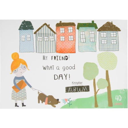 Альбом для рисования Kroyter Frends А4 40 листов