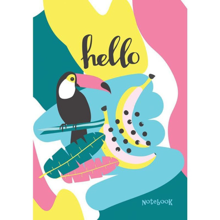 Блокнот Апплика А6 80 листов в клетку на гребне