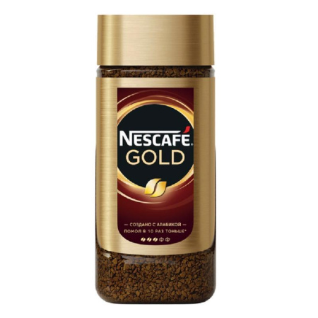 Кофе растворимый Nescafe Gold 95 г (стекло)