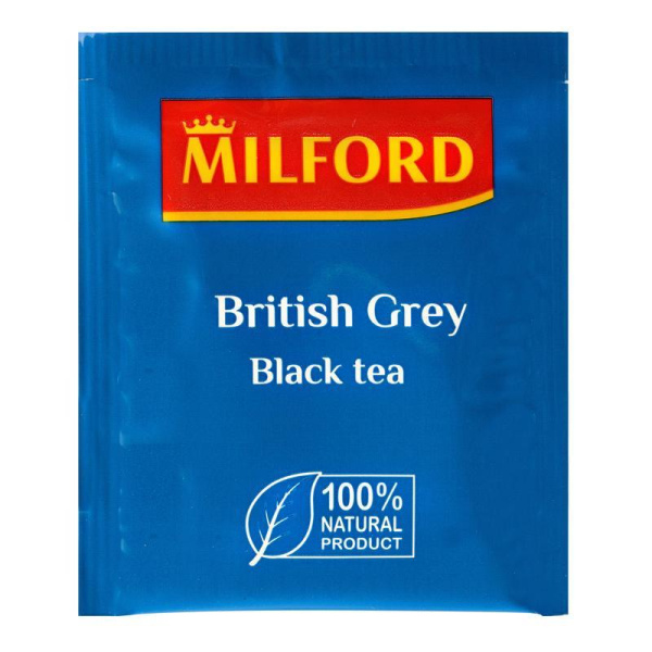 Чай Milford British Grey черный с ароматом бергамота и апельсина 200  пакетиков