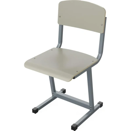 Стул ученический Комус Мебель серый/серый New рост 6