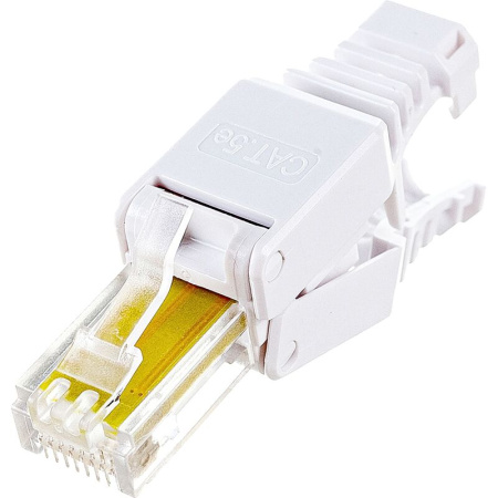 Коннектор Lanmaster LAN-TMP-U5E-WH RJ-45 cat 5e