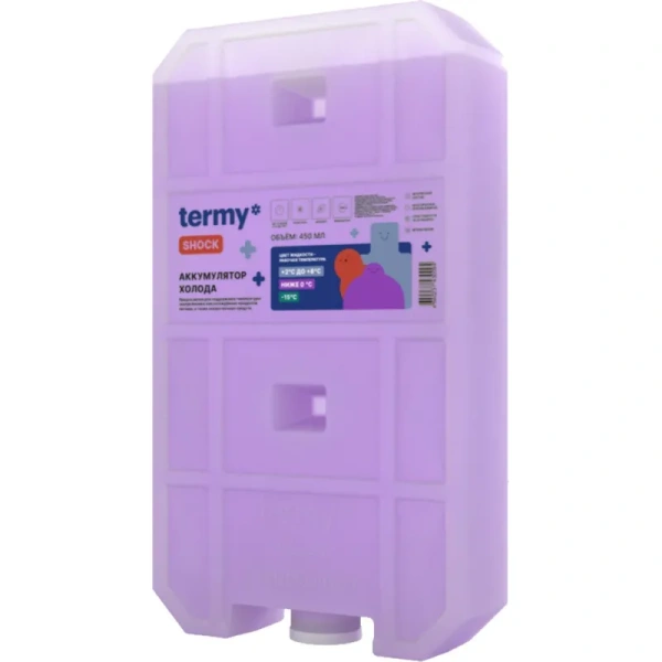 Аккумулятор холода Termy Shock 17.3х3.2х9.7 см 421 г