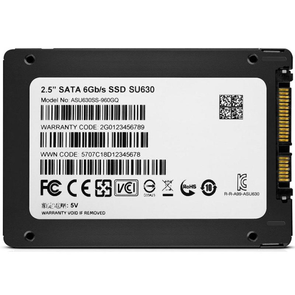 SSD накопитель ADATA SU630 480 ГБ (ASU630SS-480GQ-R)