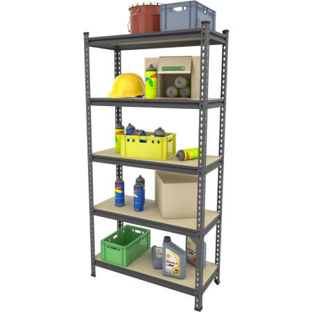 Стеллаж металлический Everest Beamy Simple (5 полок, 900х300х1800 мм)