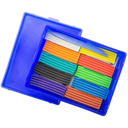 Пластилин классический Луч Классика 10 цветов 200 г со стеком