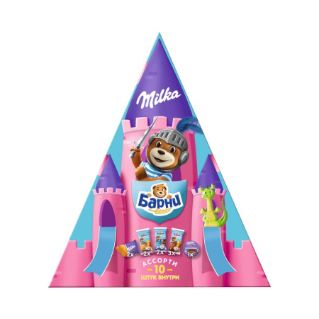 Пирожное Медвежонок Барни бисквитное ассорти 320 г