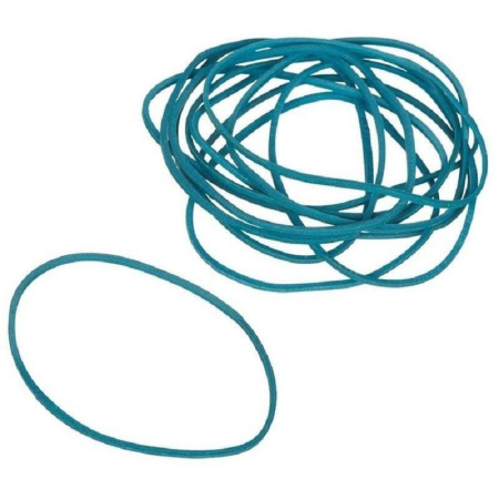 Резинка банковская 1000 г (диаметр 40 мм, толщина 1.5 мм, синяя)