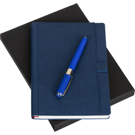 Набор недатированный Bruno Visconti Marseille (ежедневник синий, ручка)