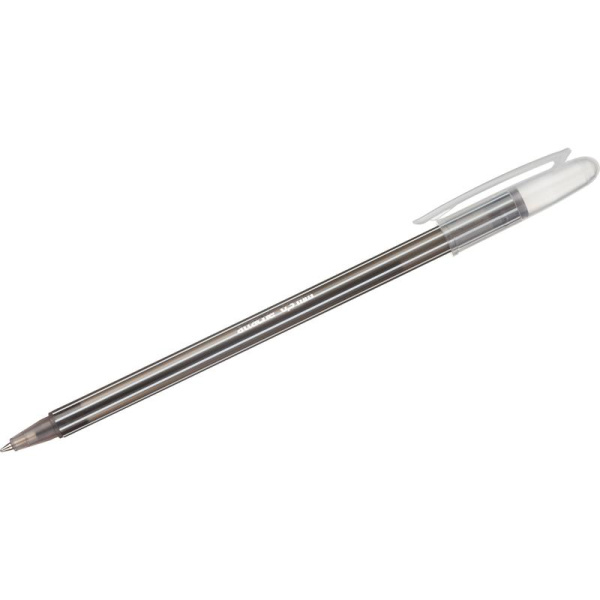 Ручка шариковая неавтоматическая Attache Economy черная (черный корпус,  толщина линии 0.5 мм)