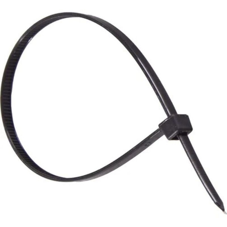 Хомут (стяжка) пластиковый Вихрь 200x3.6 мм черный 100 штук Хомут (стяжка) пластиковый Вихрь 200x3.6 мм черный 100 штук